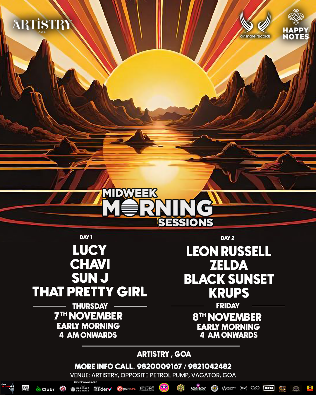 Midweek Morning Sessions