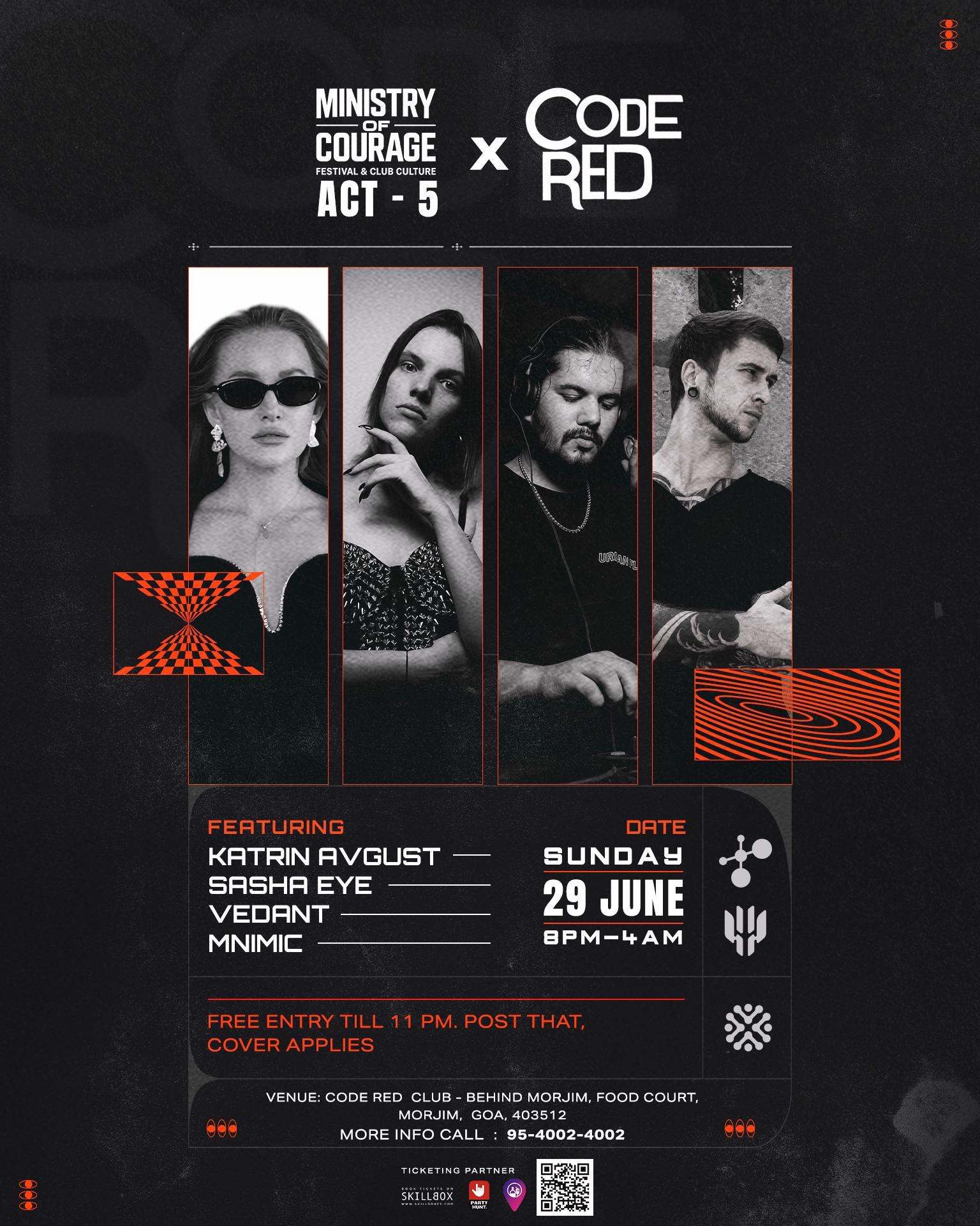 MINISTRY OF COURAGE x CODE RED